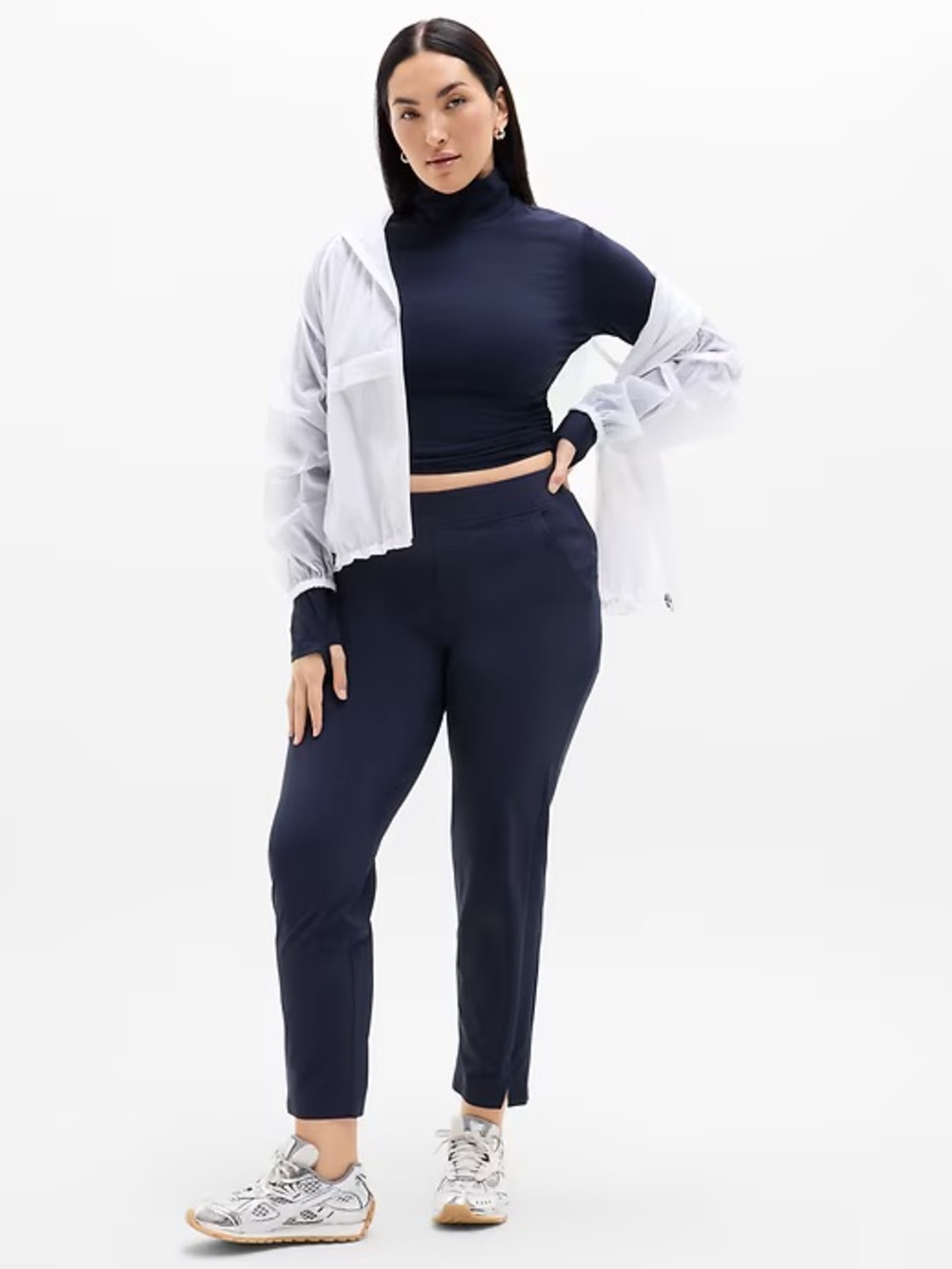 Athleta Brooklyn Ankle Pant in Navy Size 26 I52